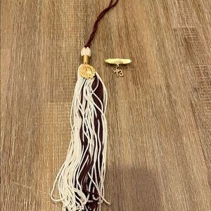 Graduation Tassel 73 Charm & 1973 Pendant
